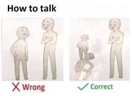 How to talk meme
