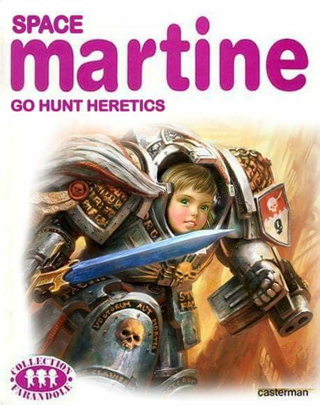 space marine warhammer meme humour martine