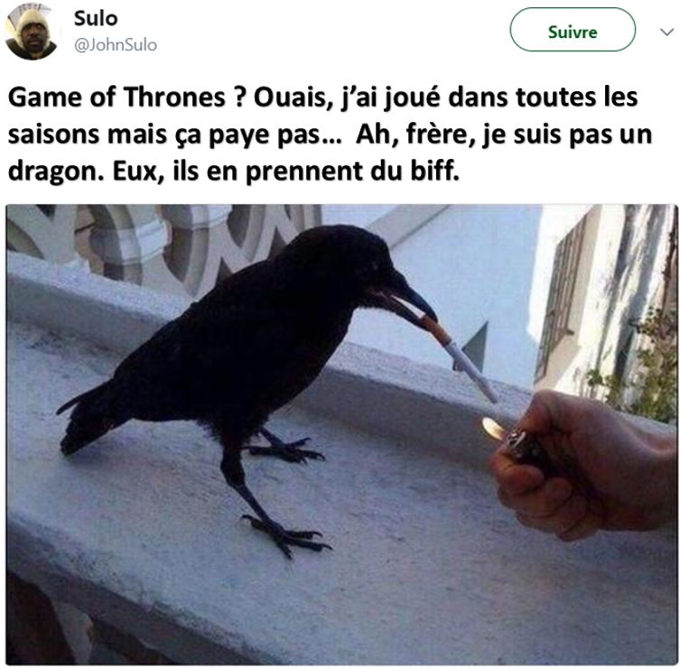 game of thrones corbeau meme
