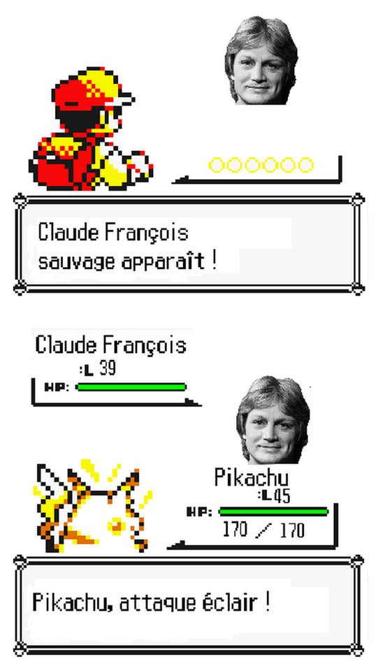 Pokémon meme Humour Claude François
