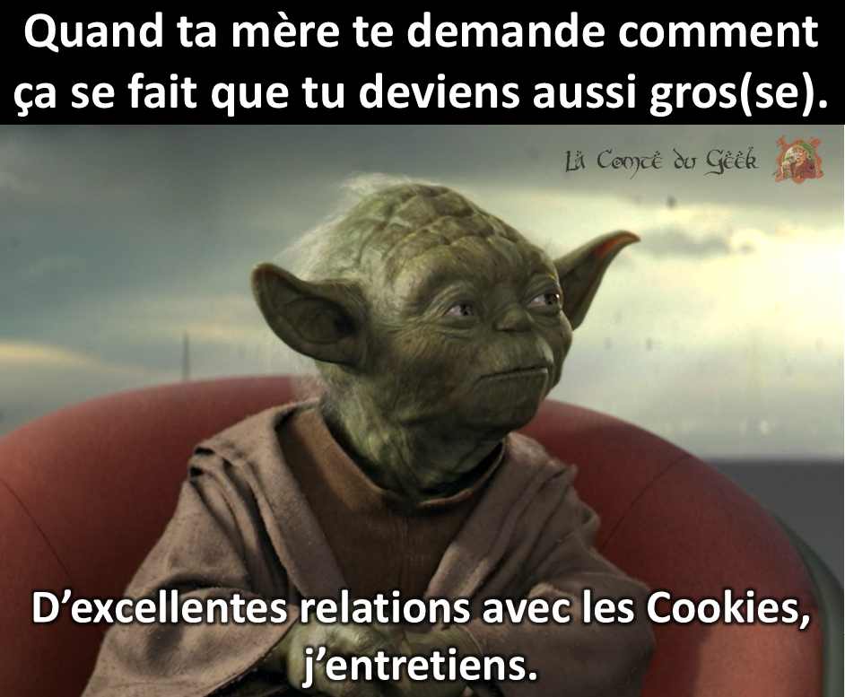 Star Wars meme cookies yoda
